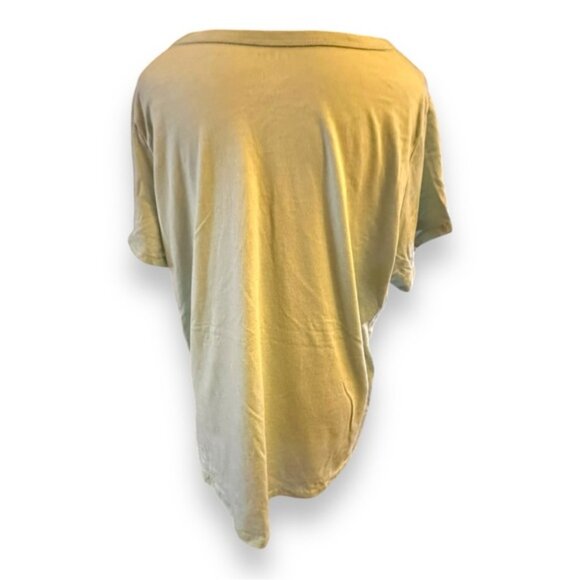 Women’s torrid 1 Pale Blue Girlfriend Signature Jersey V-Neck Tee 14 16 1X 1XL - Picture 5 of 11